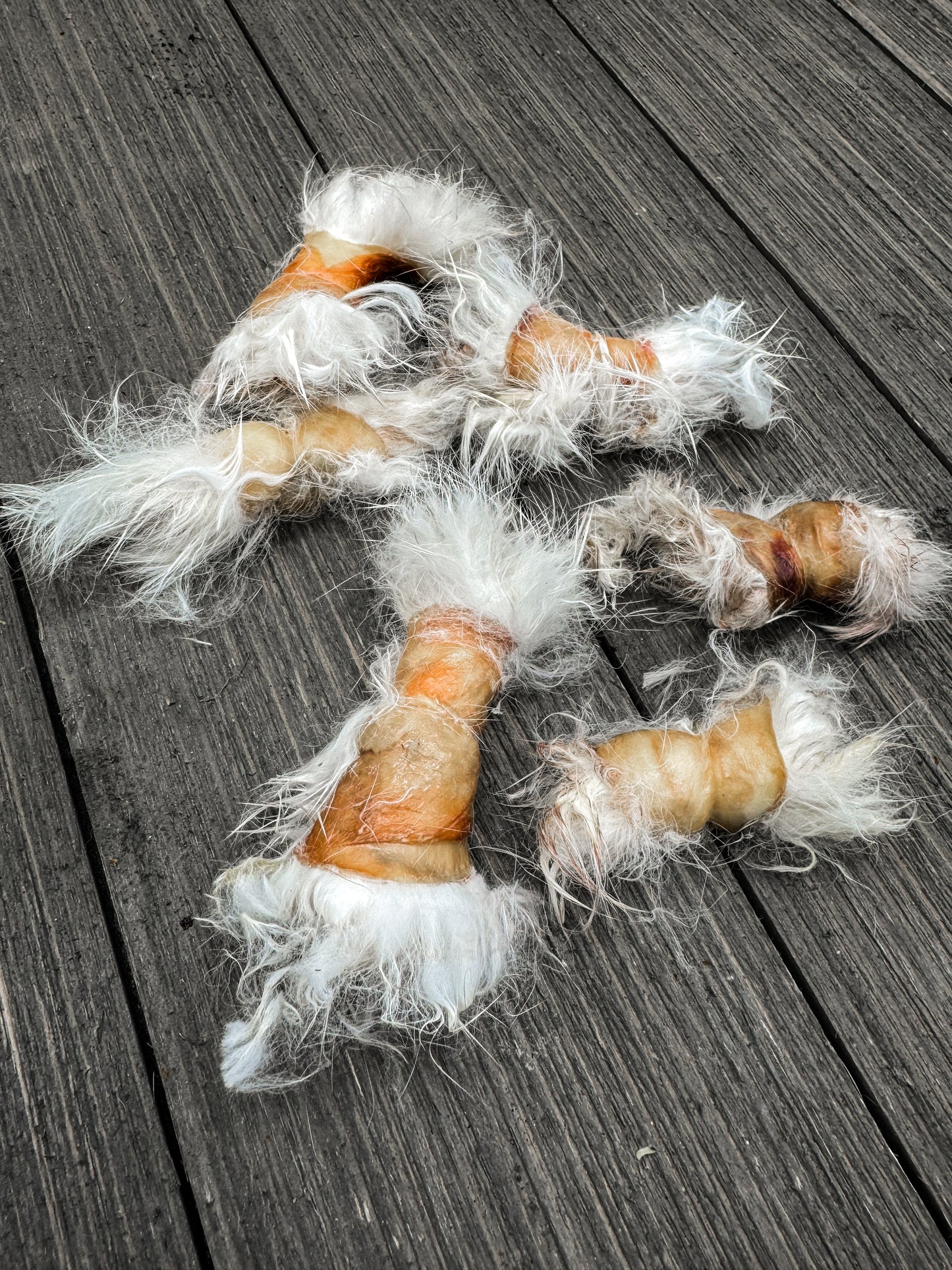 Dehydrated Rabbit Hide Roll Poppers