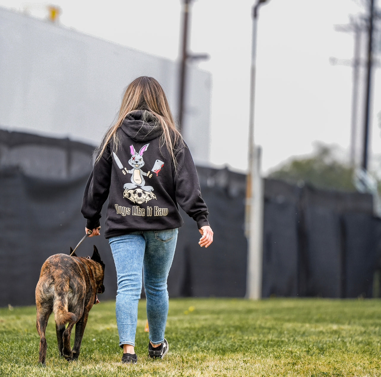 Dogs Like it Raw Bunny Hoodie